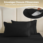 CozySmile four-piece sheet set with matching pillowcases