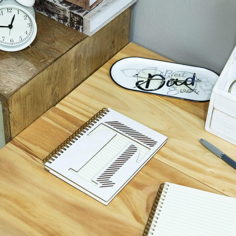 Collective Home Monogram Notebook spine and side profile