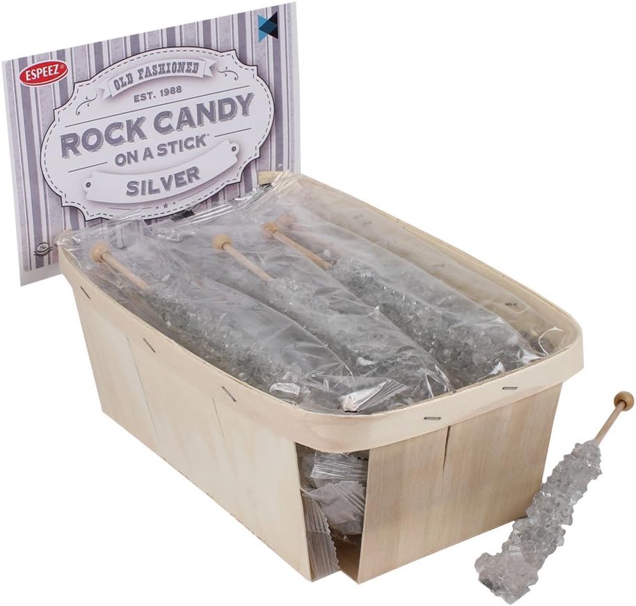 36 Extra Large Assorted Rock Candy Sticks: Espeez - Candy Party Favors - for Birthdays, Weddings, Receptions, Bridal, Baby Showers - Rock Bulk - Image 12