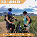 Travis multifunctional sun cooling scarf worn as an outdoor riding face cover