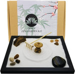 Tapbull Zenfy mini zen sand garden front view on desk