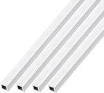 METALLIXITY Square Aluminum Tube (10mm x 10mm x 1mm x 300mm) 4Pcs, 6063 Aluminum Tubing - for Home Furnishing, Machinery - Image 9