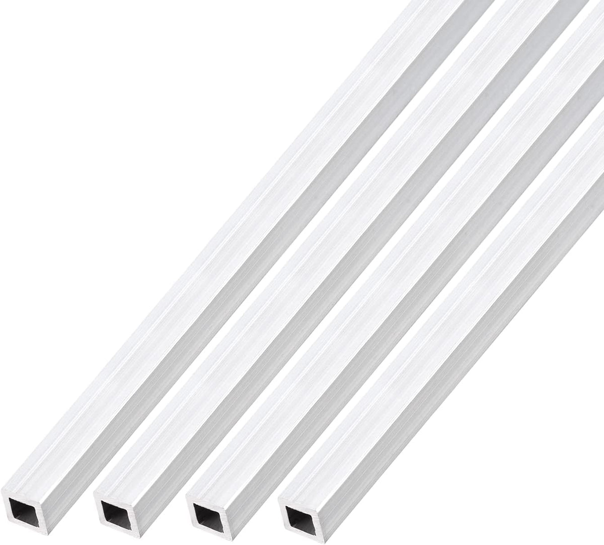METALLIXITY Square Aluminum Tube (10mm x 10mm x 1mm x 300mm) 4Pcs, 6063 Aluminum Tubing - for Home Furnishing, Machinery - Image 9