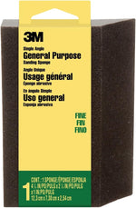 3M sanding sponge front view showing single-angle profile
