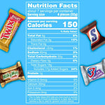 Mars soccer watch party chocolate bag with individually wrapped mini bars