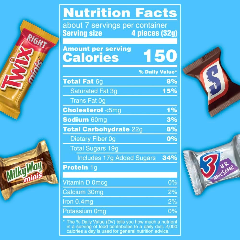 Mars soccer watch party chocolate bag with individually wrapped mini bars