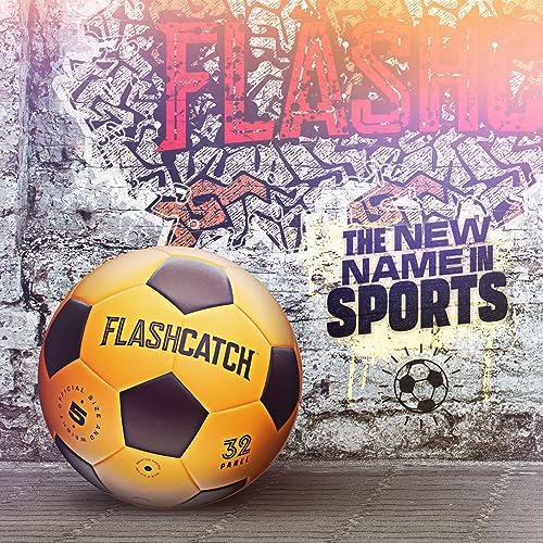 Close up of the durable molded rubber texture on the FlashCatch glowing football