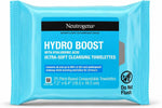 Neutrogena Hydro Boost cleansing towelettes front view