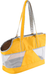 Dog Purse Carrier Pet Tote Bag Cat Carrier Handbag with Breathable Mesh Portable Dog Sling Transporter Tote Puppy Travel Outing Bag with Enhanced Bottom Support - Image 9