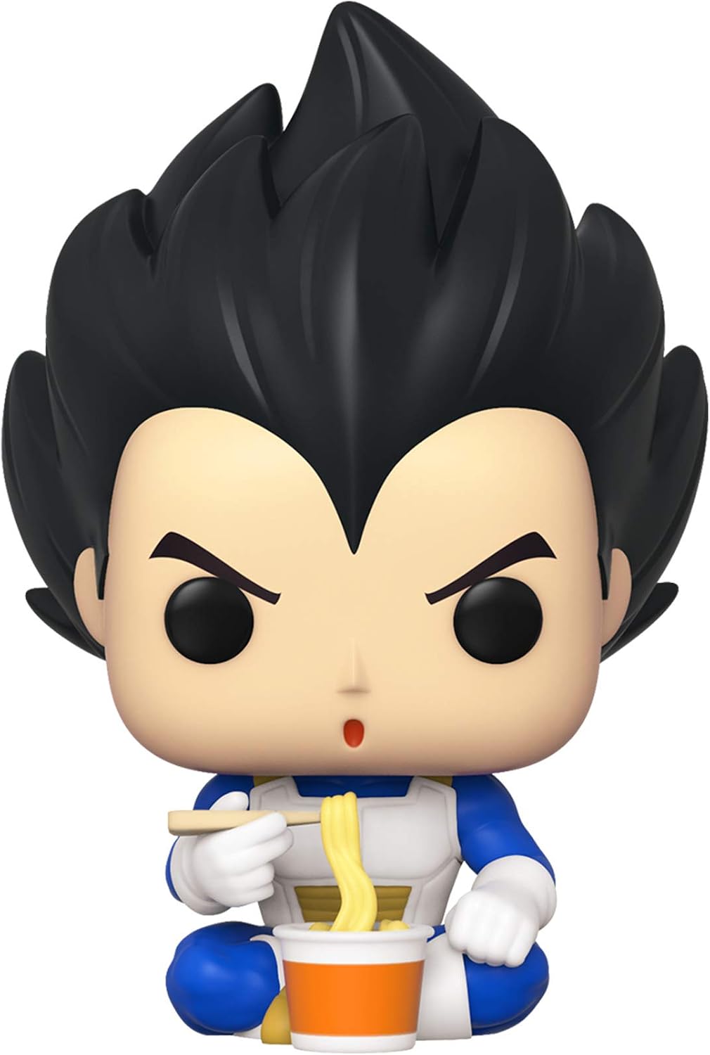 Funko Pop Dragon Ball Z Vegeta Eating Noodles front view collectible figure