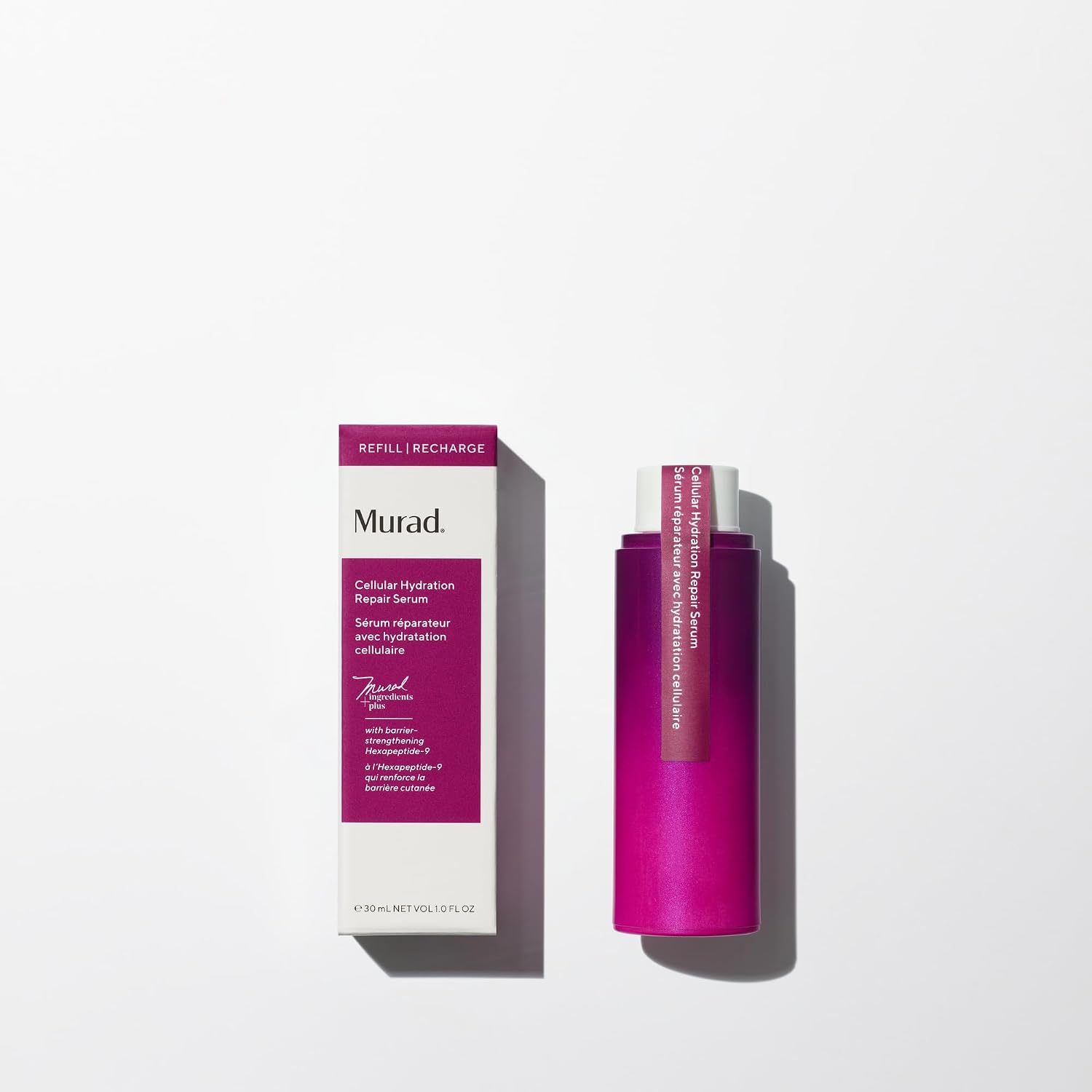 Murad Cellular Hydration Barrier Repair Serum front view of the 30ml bottle for skin barrier healing.