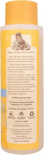 Burt's Bees for Pets Tear Free Puppy Shampoo & Conditioner with Buttermilk, 2 in 1 Gentle Dog Shampoo for Puppies, Cleans and Conditions Sensitive Skin, 16 Fl Oz - Image 10