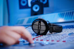 Beyerdynamic DT 990 PRO open back ear cup close up