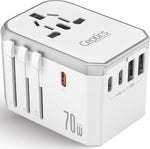 Ceptics Israel Power Adapter Travel Universal Plug,Works in Palestine,Jerusalem,Holy City-Perfect for Charging your Electronic Devices (Type H)- Safe Grounded Connection-3 Pack (GP-14-3PK),White - Image 13
