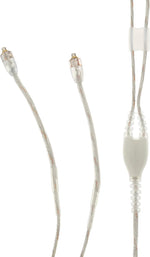 Shure replacement cable coiled neatly for packaging display