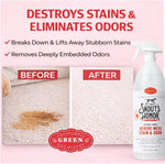 Skout's Honor pet deodorizer back label and directions