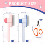 Fine tooth flea comb for dogs and cats undercoat grooming