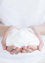 Soothing Korean foaming cleanser by Celimax displayed on a clean skincare vanity setup