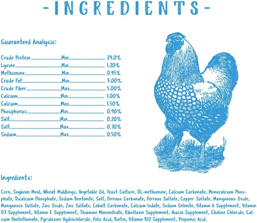 Authentic Manna Pro poultry feed packaging for Indian customers