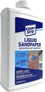 Klean-Strip liquid sander label details and volume specifications