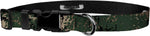 Moose Pet Wear camo dog collar front view