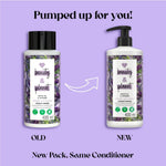 Love Beauty And Planet Argan Oil and Lavender Conditioner pump dispenser detail