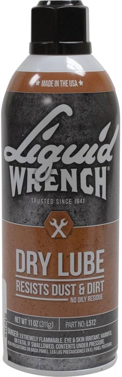 Stens Liquid Wrench Dry Lubricant 11 fluid ounce aerosol can front view