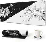 AIMSA Extended Gaming Mouse Pad, XL Large Keyboard Mouse Mat Desk Pad with Stitched Edges, Durable Non-Slip Base Landscape Mousepad for Home Office, 35x15.7inch, Pine Tree Mountains - Image 11