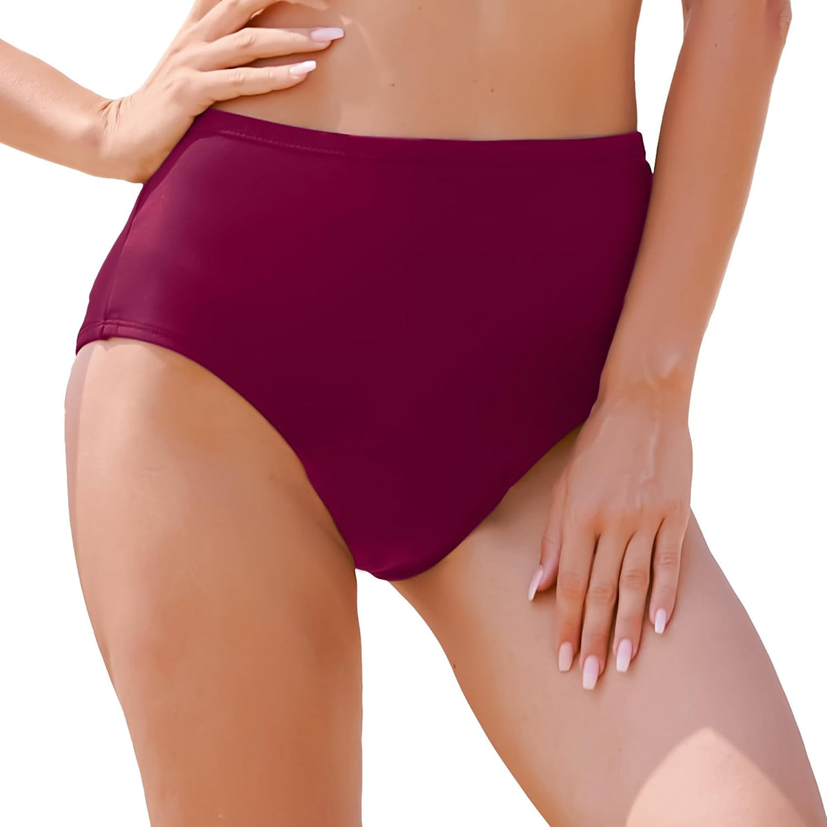 Period Swimwear-Menstrual Swimsuit Bikini Bottoms-High Waisted Leakproof Swim Bottoms for Teens Girls and Women. - Image 11