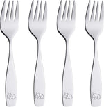 Annova toddler fork and spoon showing ergonomic handle shape for small hands