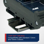 Automation Systems Interconnect ASI IMACP320F DIN rail AC outlet terminal blocks
