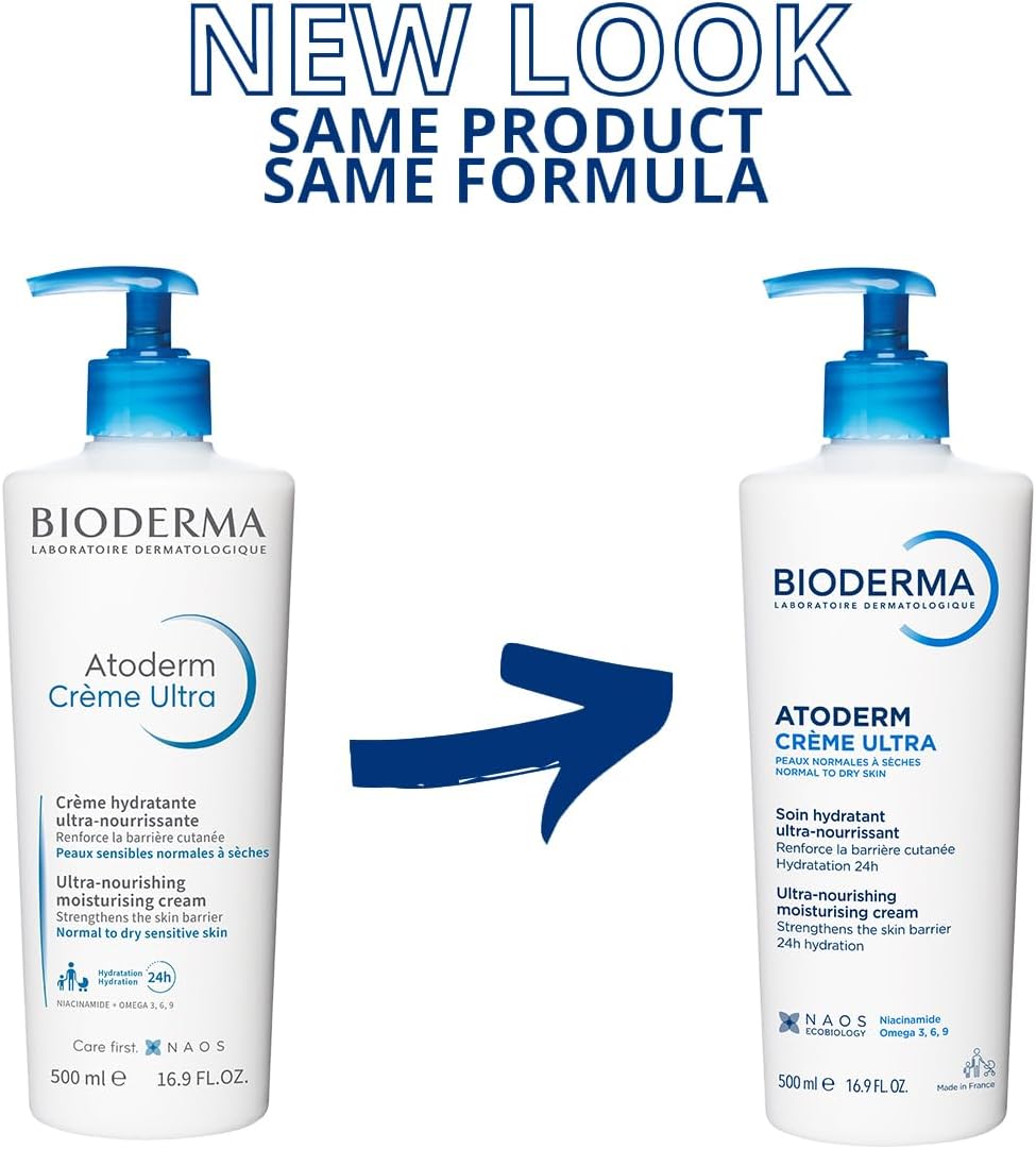 Bioderma Atoderm Creme Ultra applied on dry skin