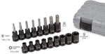 TEKTON 17-piece socket set inside storage case