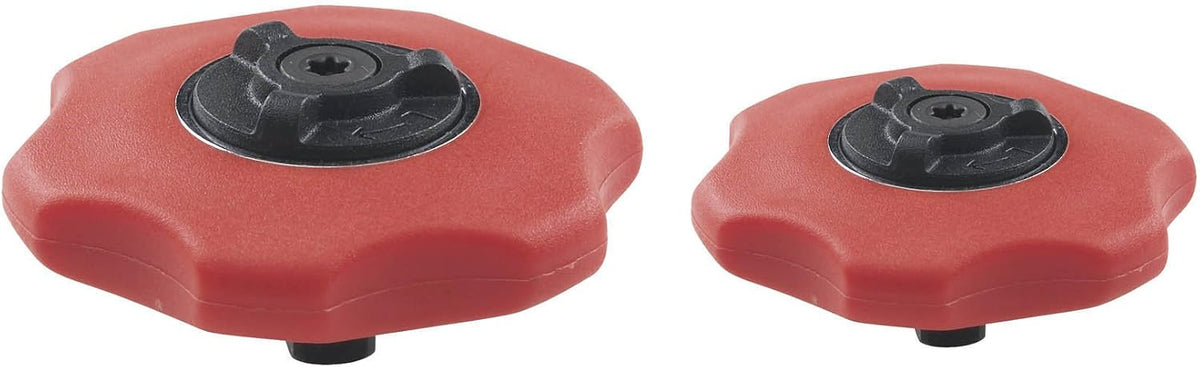 GearWrench 2 Piece Thumbwheel Ratchet Set front view showing 1/4 and 3/8 inch drives and red thumbwheel knobs
