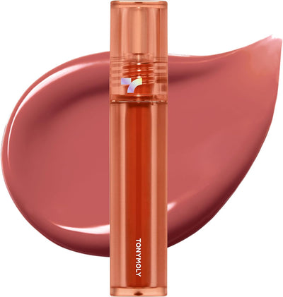TONYMOLY Perfect Lips Shocking Lip Tint – Long Lasting Semi-Permanent Lip Stain with Moisturizing Formula, N08 Rose Shocking, 0.37 fl oz - Image 1