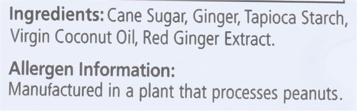 Natural stomach relief ginger chew candy travel-friendly packs