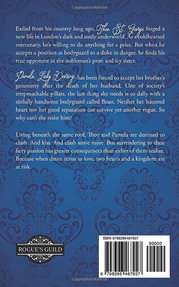 Her Dangerous Beast Rogue's Guild series book cover art.