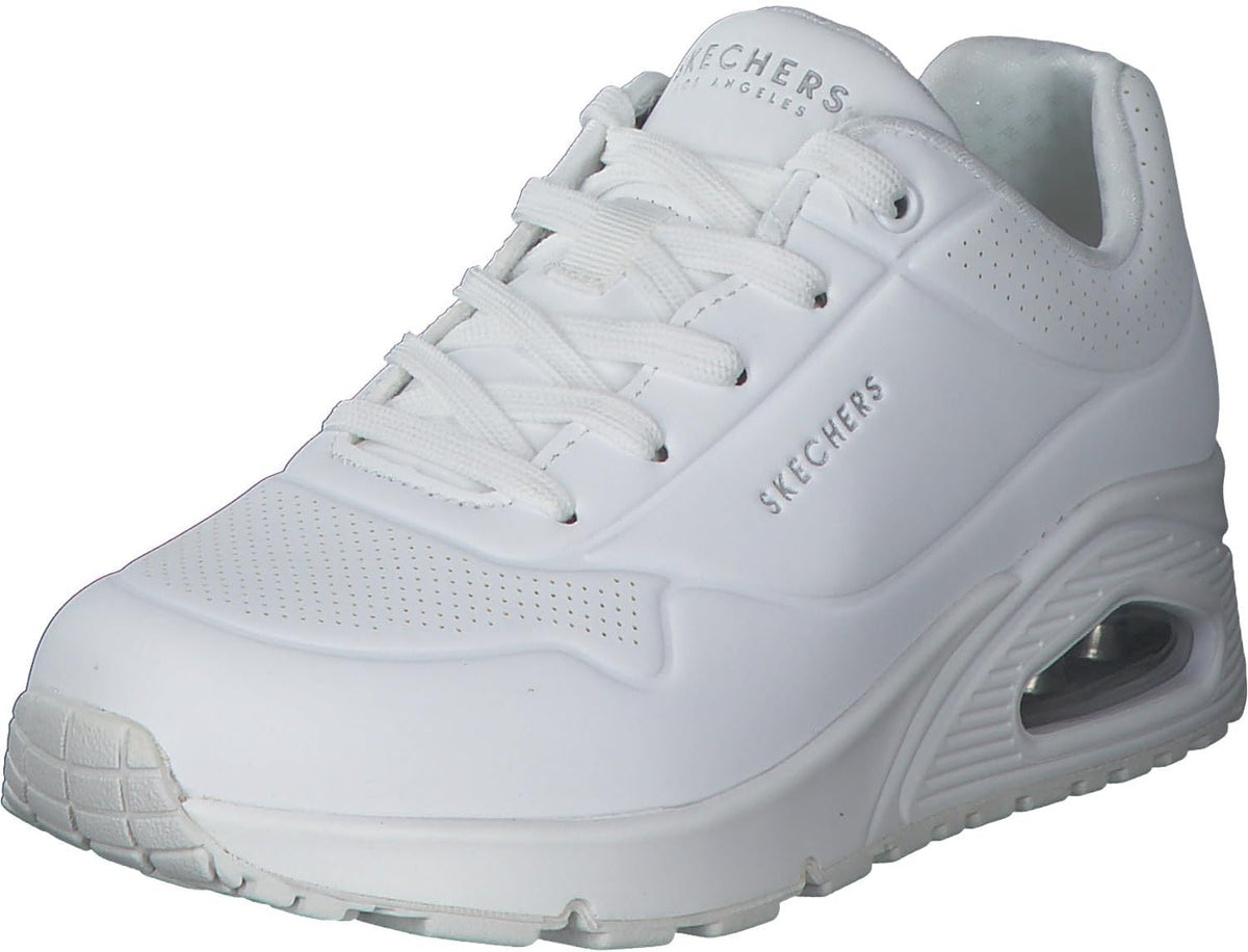 Skechers lace-up sneaker angled perspective display