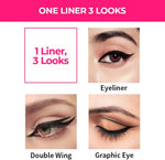 Nykaa Black Magic gel eyeliner set with applicator tool