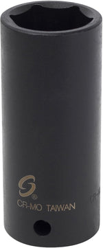 1/2"" Drive Deep 6 Point Impact Socket 22mm - Image 1