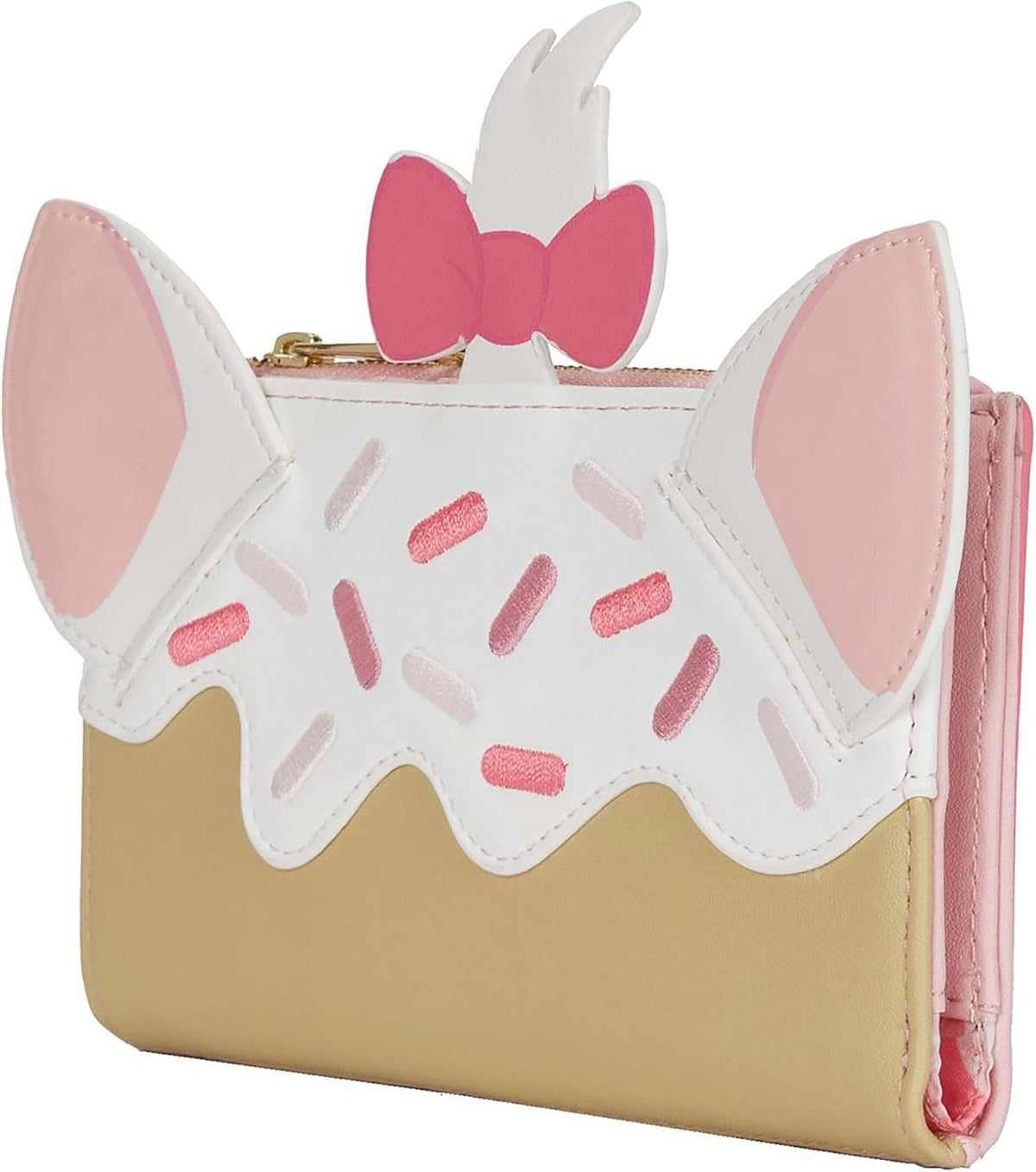 Loungefly Disney Marie Sweets wallet back side detail