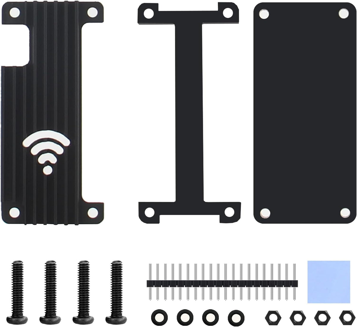 eleUniverse passive cooling case assembled with board side profile