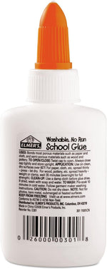 Elmer's school glue squeeze cap nozzle view