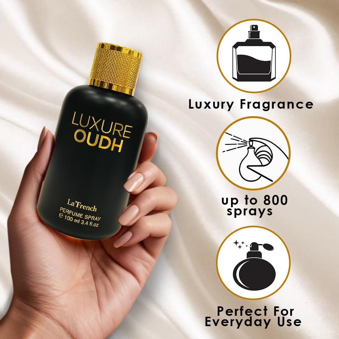 La French Luxure Oudh Perfume complete gift set view