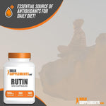 180 count BulkSupplements Rutin capsules bottle packaging