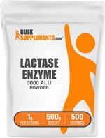 Authentic imported USA lactase enzyme supplement pack for bloating and gas relief.