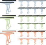 Didaey silicone shower squeegee front view showing the 8.7 inch flexible blade and ergonomic handle.