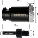 BTBLBITS 38mm tile hole saw angle grinder attachment