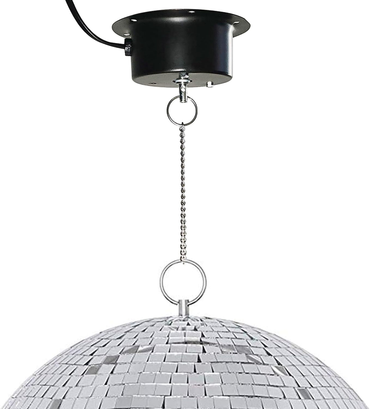 CCGGAD disco ball motor front view rotating spinner