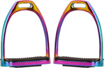 Pair of Lenza horse riding stirrups layout